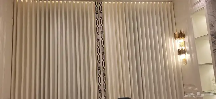 ستائر رول --ستائر امريكي ويفي ستائر عامودي خشبي 9