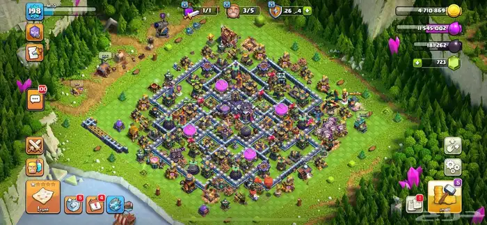 حساب كلاش رويال وكلاش اوف كلانس 2