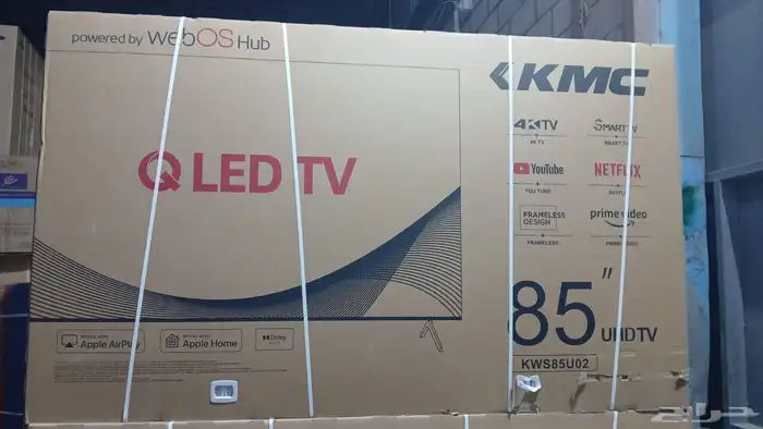 شاشه كي ام سي كيولد 85 بوصه ويبوس 4K ULTRA نظام LG سمارت 0