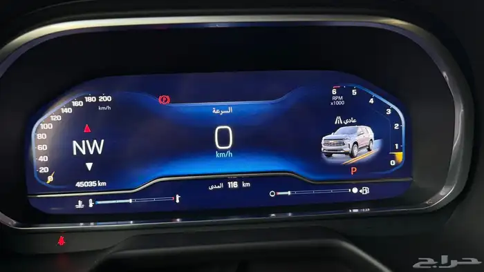 شفروليه تاهو LT بدون دبل بحالة الوكالة 2023 13