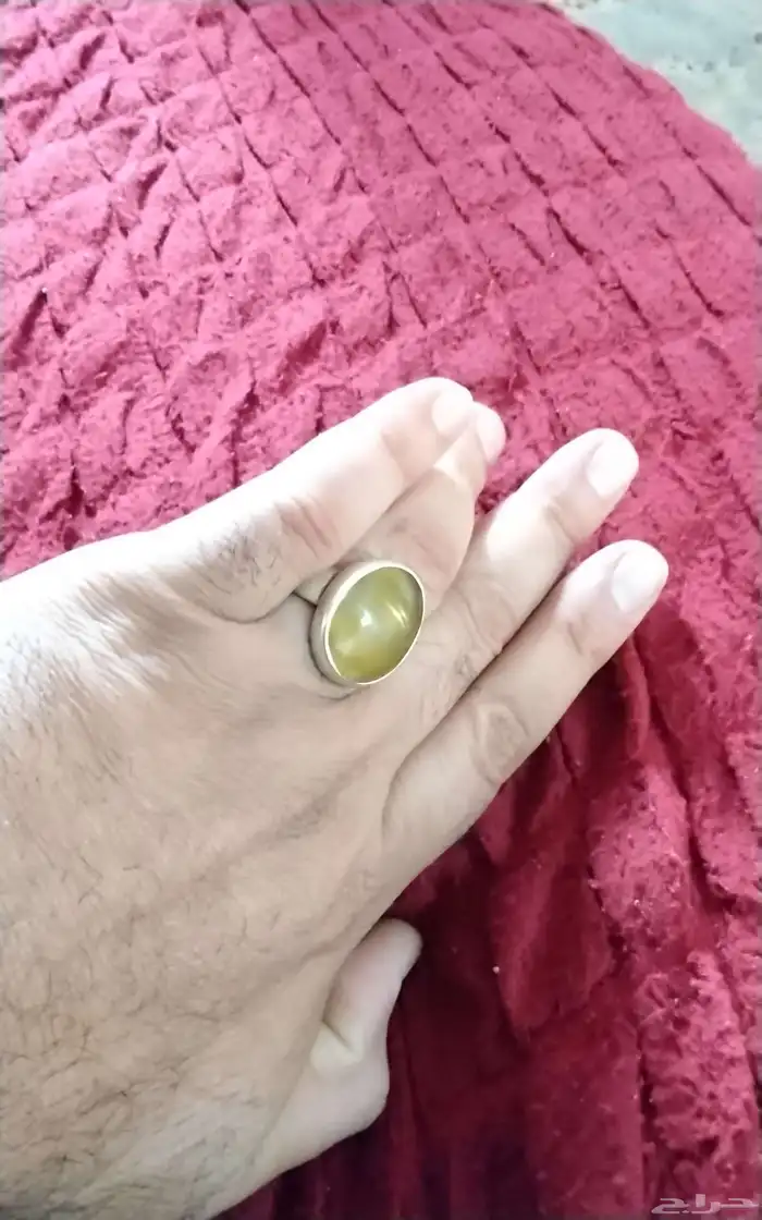 خاتم فضه 925عقيق يمني شرف الشمس 7