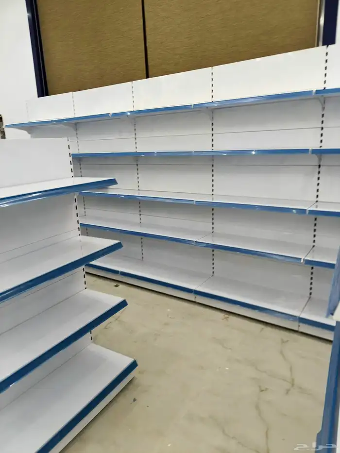 رفوف سوبر ماركه صيدليه مستودعات 2