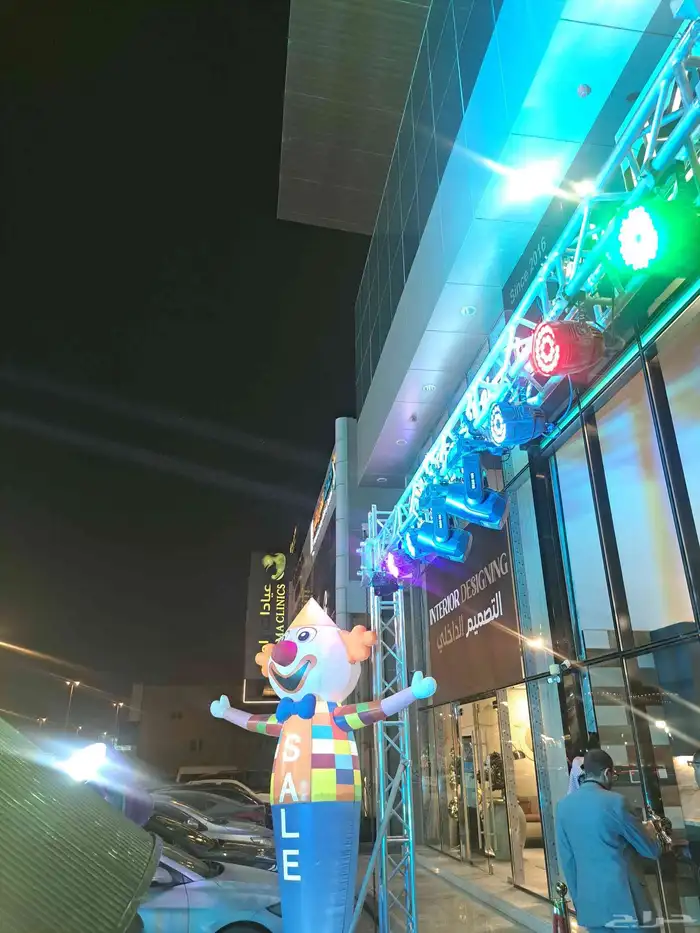 تاجير افتتاح بوابه سيدي كرار بالونه راقصه مهرج قوس بالونه لي 0