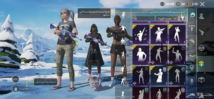 حساب ببجي 33