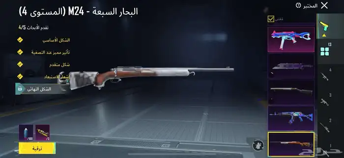 حساب ببجي 45