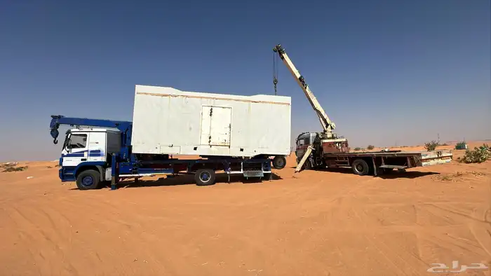 ونش دبل نقليات كرفانات وغرف متنقله بركسات 2