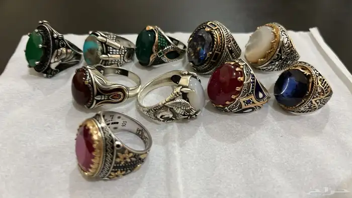 ياقوت زفير فيروز عقيق توباز لؤلؤ احجار كريمة طبيعي 1