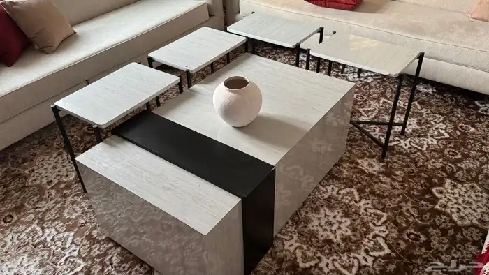 اثاث مجلس كامل كنب وطاولات 0