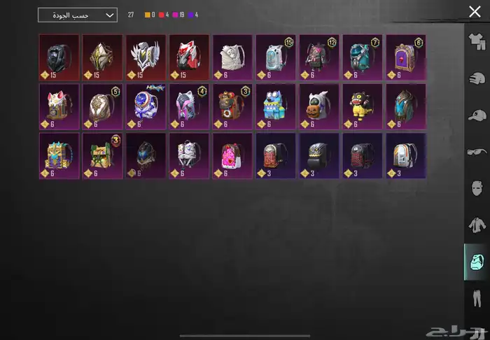 حساب ببجي فخم 27