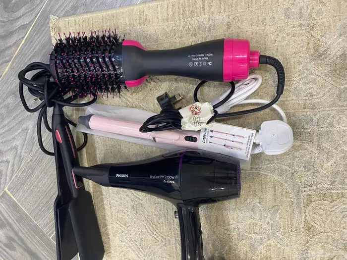 استشوار . فير شعر سيراميك فرشاه حراريه وساعه ديور درجه اولى 0