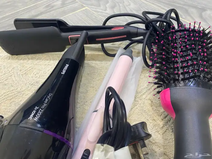 استشوار . فير شعر سيراميك فرشاه حراريه وساعه ديور درجه اولى 1