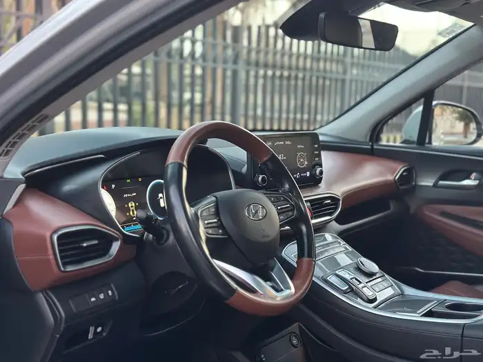 هونداي سنتافي موديل 2021 سعودي فل كامل اعلئ فئة 7 مقاعد 28