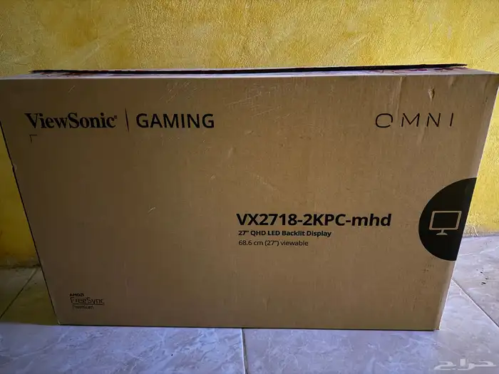 شاشة العاب viewsonic omni vx2718 منحنية 27 بوصة 2K 3