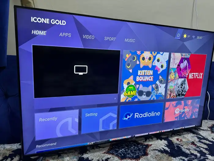 بلازما شاشة تلفزيون ذكية ( ايكون جولد) 65 بوصه 1