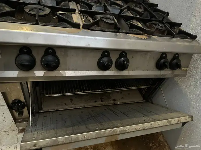 غاز وفرن ايطالي للمطاعم مستخدم 3