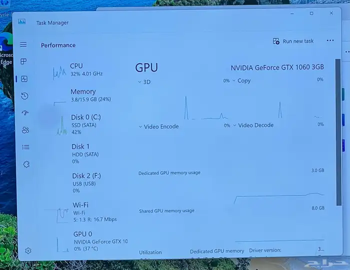 جهاز HP مكتبي بحالة ممتازه وسعر ممتاز 2
