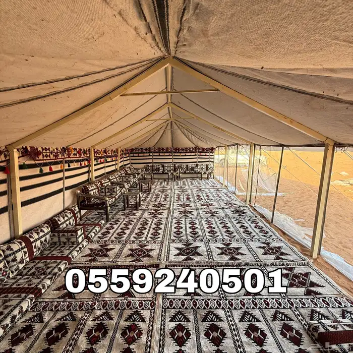 بيوت شعر - بيت شعر ابيض تركي بجميع المقاسات - خيام شعر 5