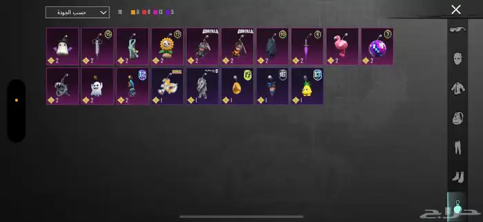 حساب ببجي بيبي شارك الصفراء 25