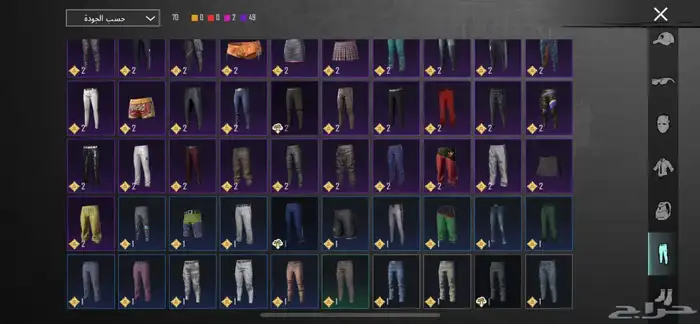 حساب ببجي 20