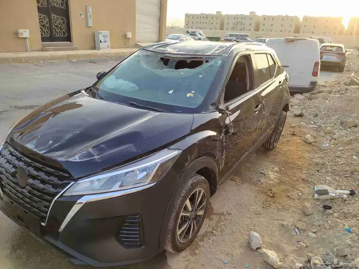 نيسان كيكس 2024 مصدومة 7