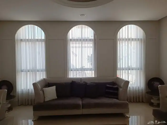 ستائر رول --ستائر امريكي ويفي ستائر عامودي خشبي 5