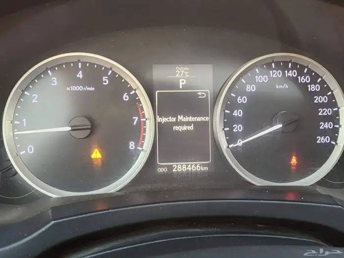 لكزس is350 ممشي 288 الف  2015 15