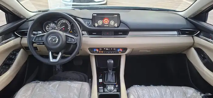 مازدا 6موديل 2024 نص فل فتحه خليجي السعر 108الف شامل الضريبة 19