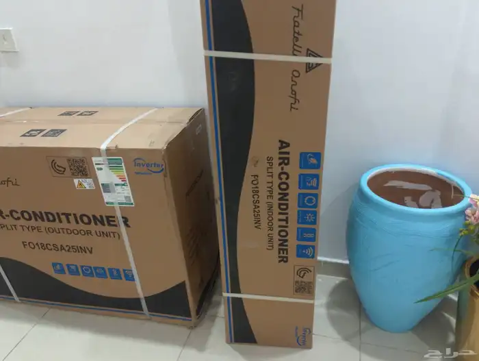 مكيف سبلت جديد بكرتونه حار بارد 2