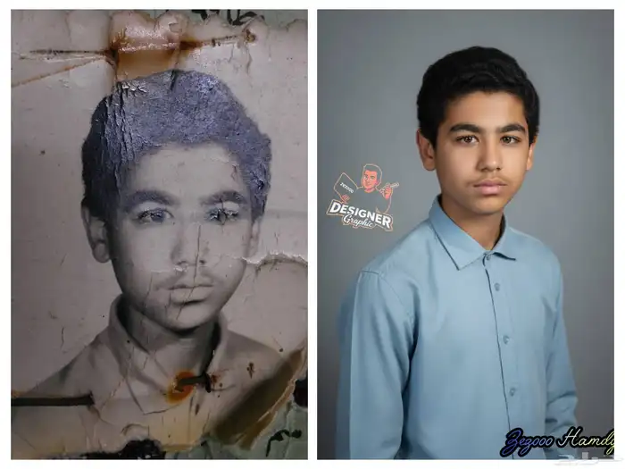 توضيح وتحسين جودة الصورة القديمة وكأنها اتصورت الآن 4