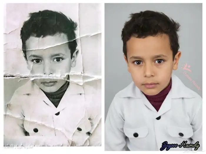 توضيح وتحسين جودة الصورة القديمة وكأنها اتصورت الآن 2