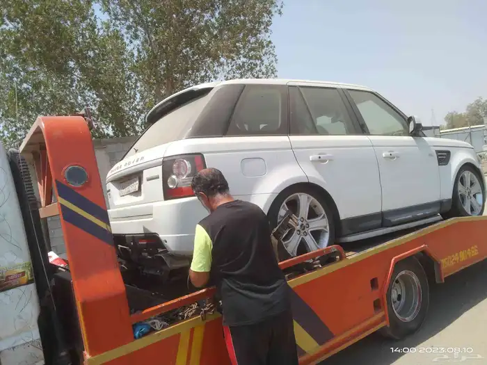 رانج روفر سبورت 2012 فل الفل تشليح بدون مكينه 2