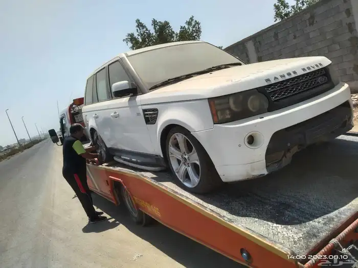 رانج روفر سبورت 2012 فل الفل تشليح بدون مكينه 1
