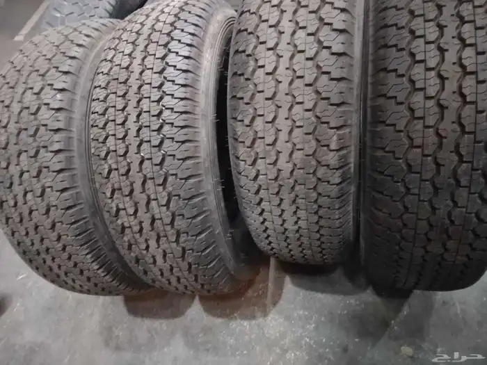 كفرات دنلوب مقاس 275علا70جنط 16مستخدم بزرعها 5