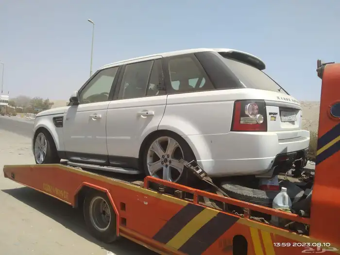 رانج روفر سبورت 2012 فل الفل تشليح بدون مكينه 3