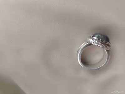 خاتم اوبال فضة ثقيلة index