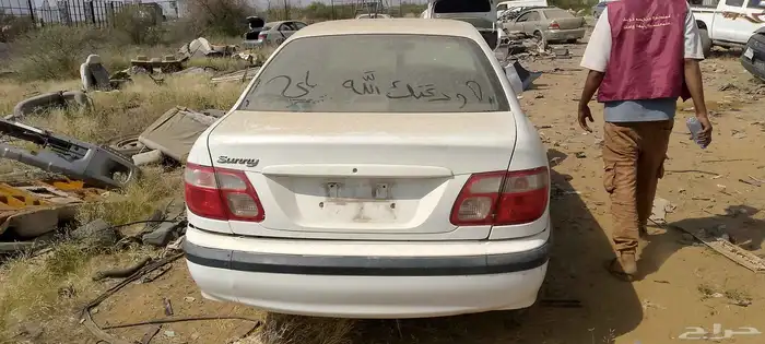 صني موديل 2003 قير عادي مكينه وقير شغال تشليح الاسطوره صبيا 3