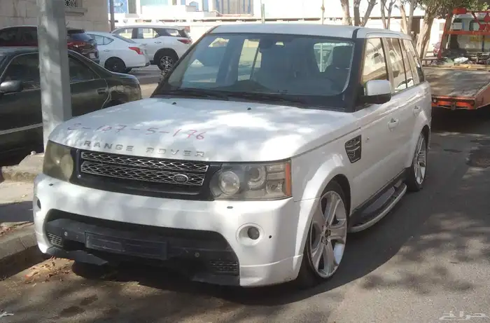 رانج روفر سبورت 2012 فل الفل تشليح بدون مكينه 0