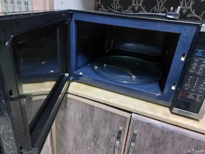 ميكرويف سامسونج جديد مساحه كبيره ضمان 10 سنوات 2