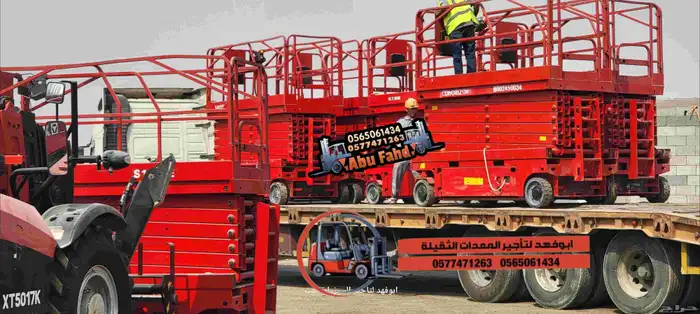 سيزرلفت 12متر للايجار موديل حديث رافعه مقصيه 10متر للايجار 7