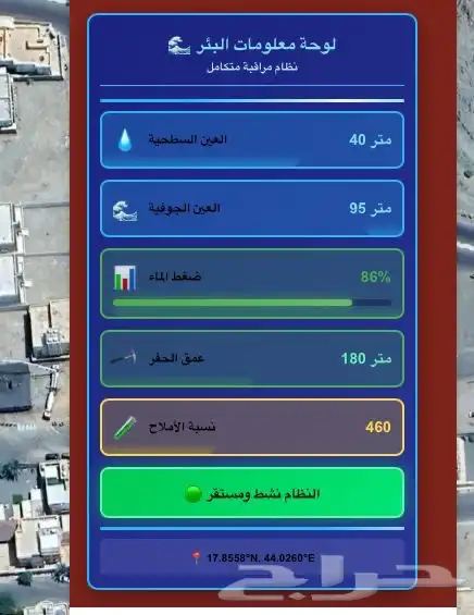 كشف مياه ابار ارتوازية 0