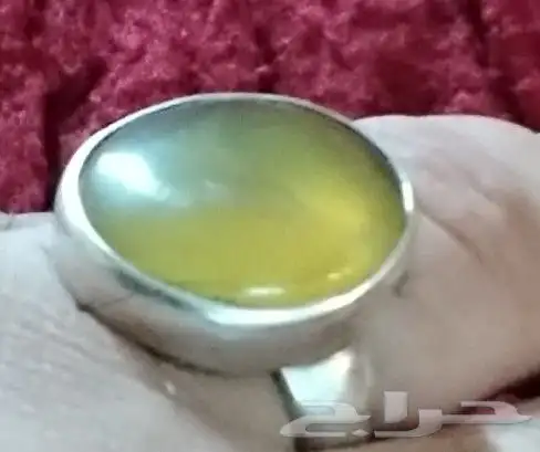 خاتم فضه 925عقيق يمني شرف الشمس 0