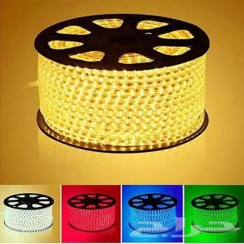شريط إضاءة LED متعدد الألوان شبه جديد لي زينة ليد 3