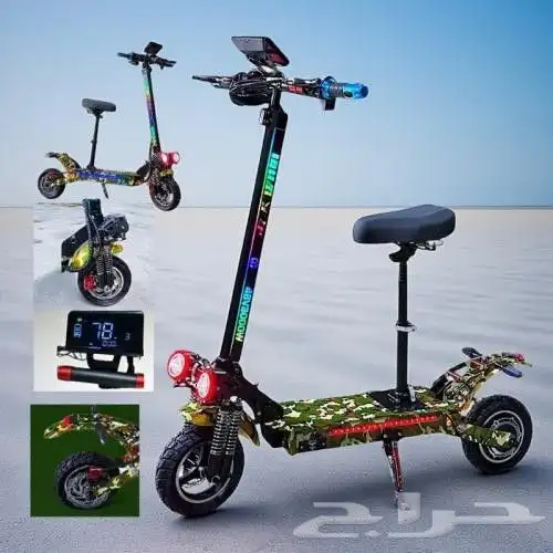 سكوتر وقوف بتصميم قوي وعملي 11