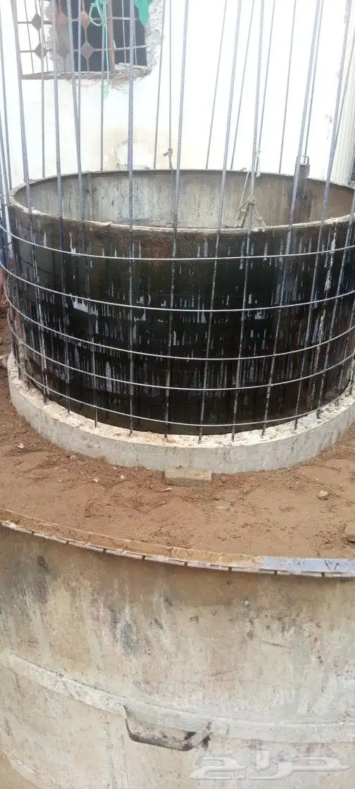 حفار خزان الميا  و بيار  شغل 0