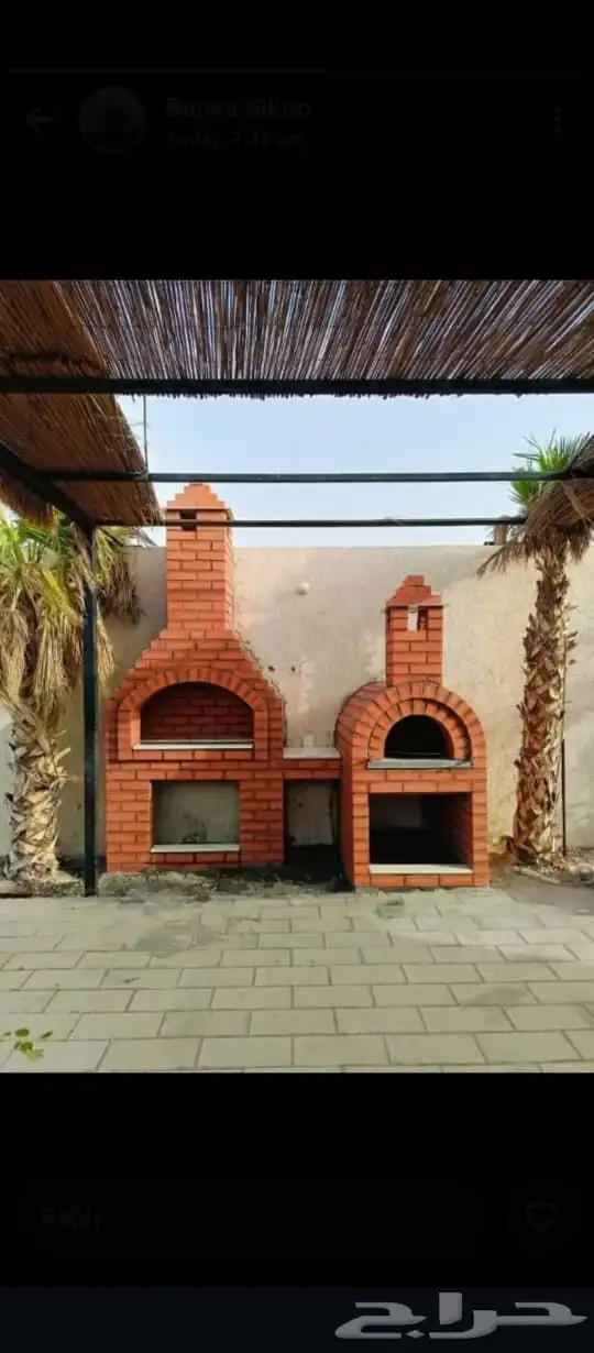 شوايه من الشباك فرن مجنات بيتزا تبوك احمر شغل باكستاني 0