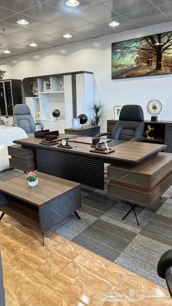 مودرن مكاتب طقم كامل حجم كبيرة فخمة كنب كراسي طاولة اجتماع 58