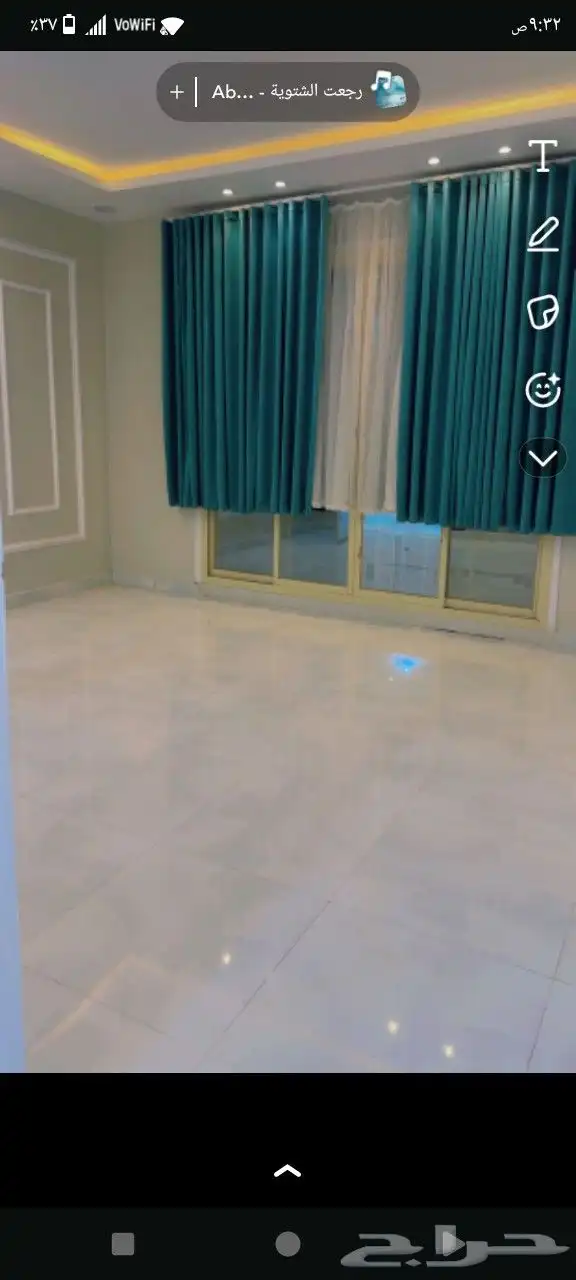 شقه للايجار دور أرضي 5