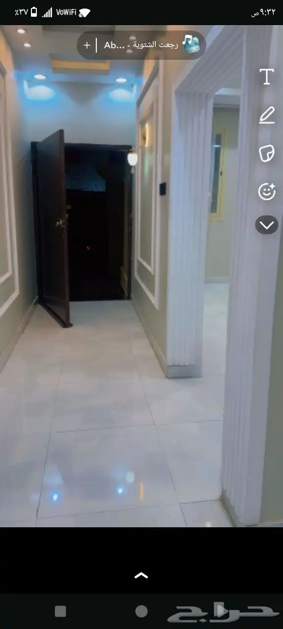 شقه للايجار دور أرضي 3