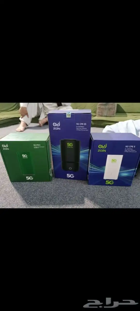 العودة جهاز شركة زين 5G إنترنت لا محدود مفتوح طول الشهر 1