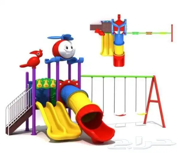 مراجيح زحاليق العاب اطفال خارجية نوعية ممتازة ضد الصدا 8